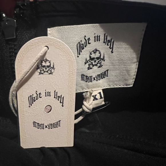 SOLD ‼️VALENTINA VOIGHT Cleo Cactus Leather Dress 🖤 - Picture 3 of 5